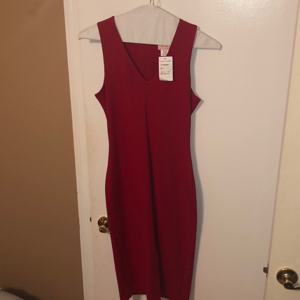 NWT Red fitted dress